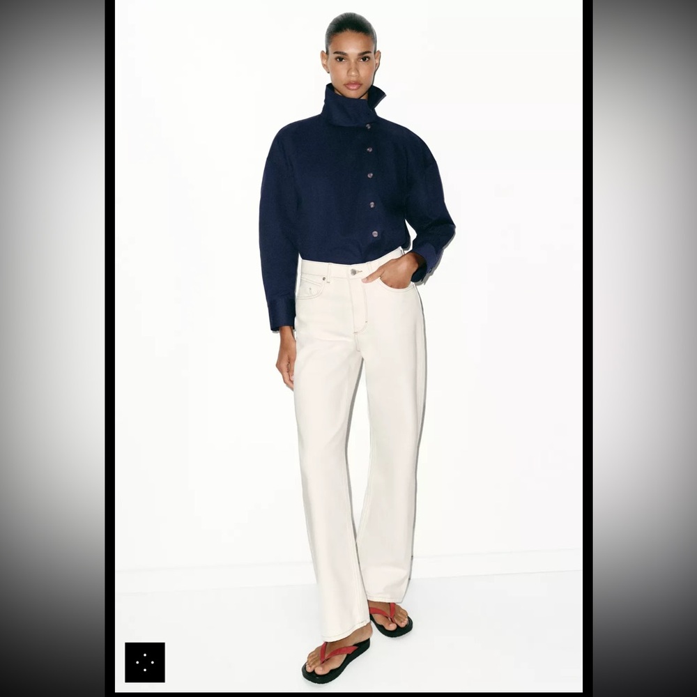 Zara Women’s White Jeans